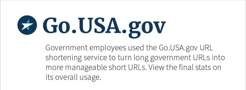 Sunsetting Go.USA.gov: Final User Statistics infographic cover image